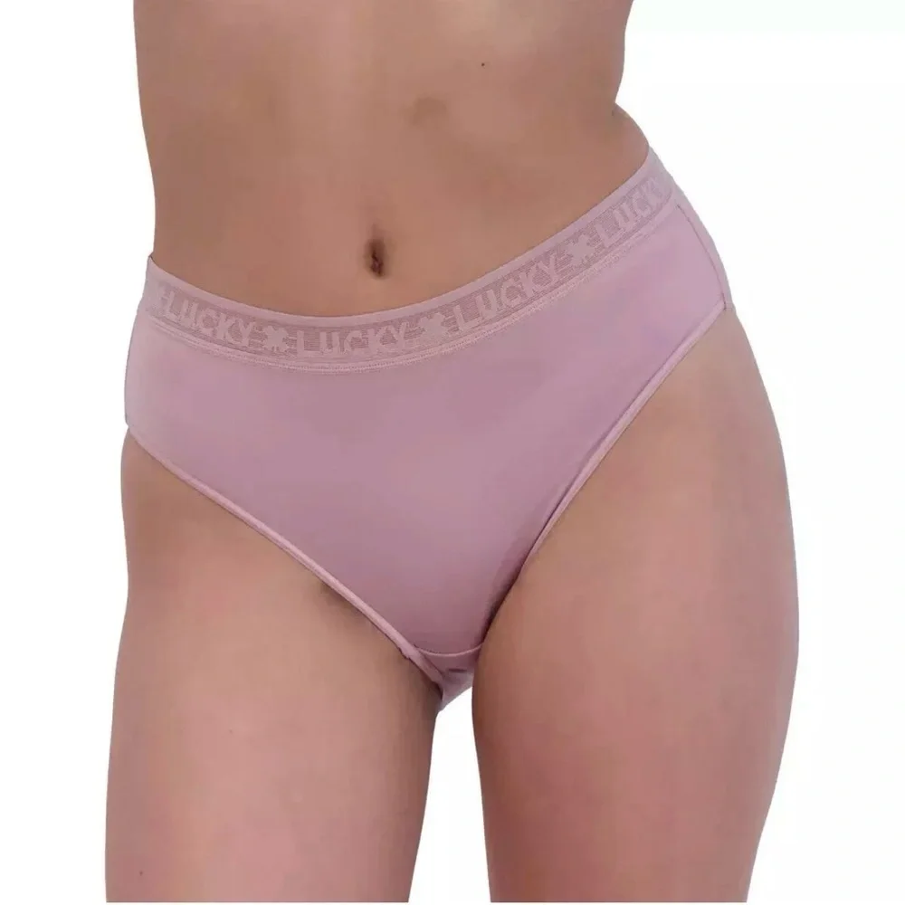 Lucky Brand 6-Pack Hi-Cut Panties Sz -S